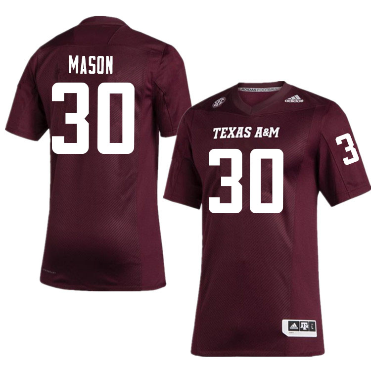 Men #30 Reese Mason Texas A&M Aggies College Football Jerseys Sale-Maroon - Click Image to Close